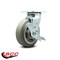 Service Caster 6 Inch Thermoplastic Rubber Swivel Caster with Roller Bearing and Brake SCC SCC-30CS620-TPRRF-TLB - alternate 2